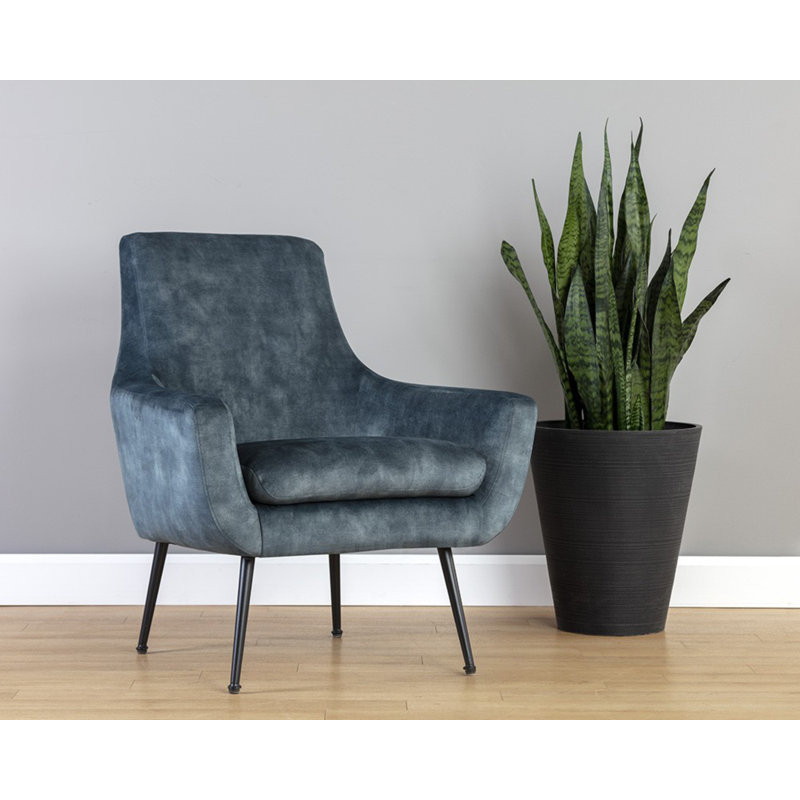 Chamar Armchair, Navy Blue
