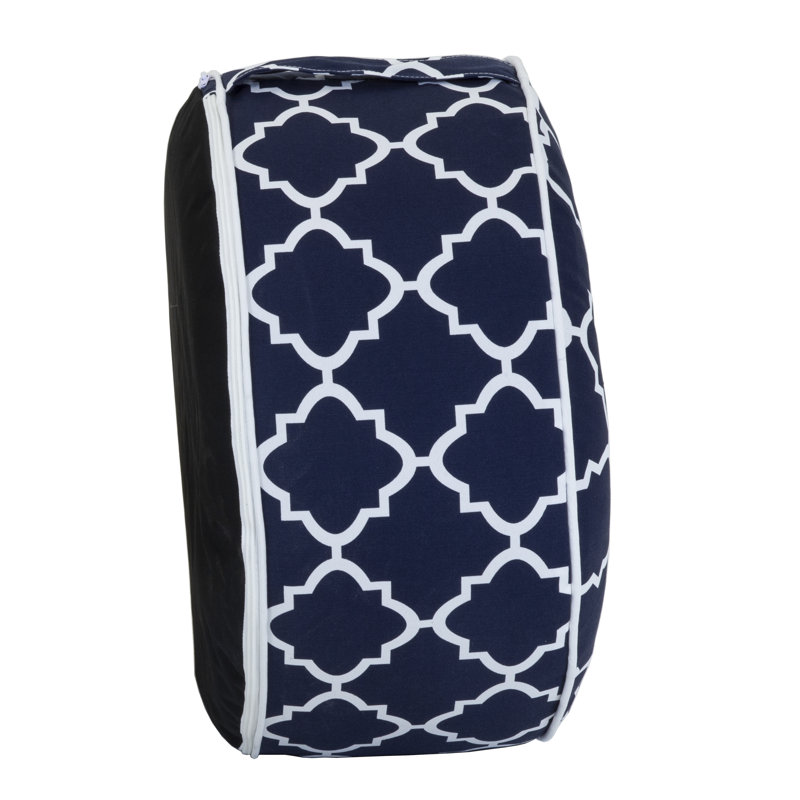 Leigha Stool, Navy Blue
