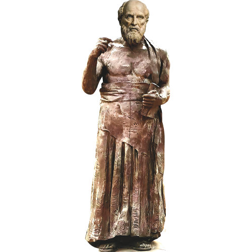 Statue debout debout en carton H52823 Socrates