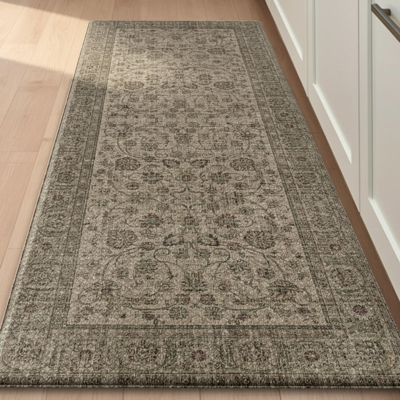 Floral Anti-Fatigue Non-Skid Kitchen Mat