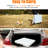 4Ft Foldable Table For Camping, Portable, White, Indoor & Outdoor Probing, 135Kg Max Weight Capacity, With Fixed Grabbing Appliance, Smooth Waterproof Tabletop Area, Stable Triangular Token, Steel-760570260