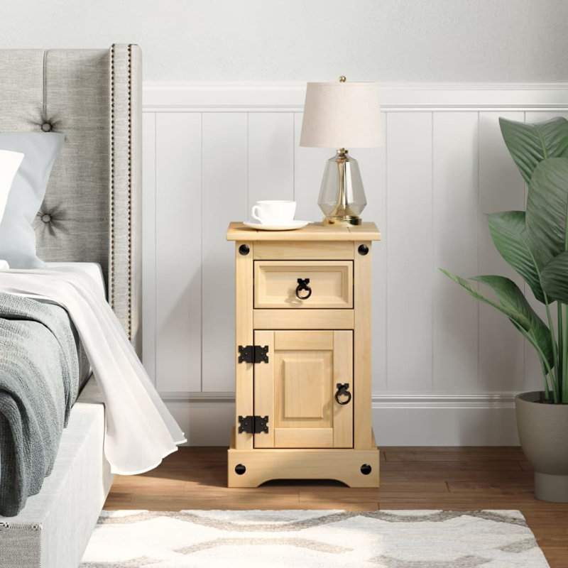 Susex 35 cm W Bedside Table