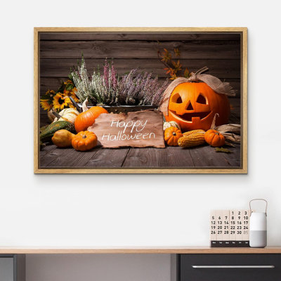 Automne, citrouille, moisson, Halloween
