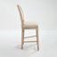 Ensemble de 2 chaises de salle à manger French Country, rembourrées avec dossier rond, tréfilées et sculptées, démontables pour une utilisation polyvalente, beige