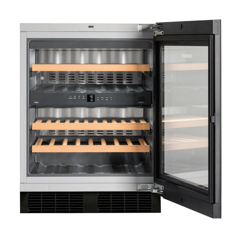 Armoire à vin à température intégrée intégrée