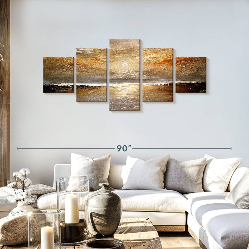 Rustic Sunset I, 30" H x 68" W