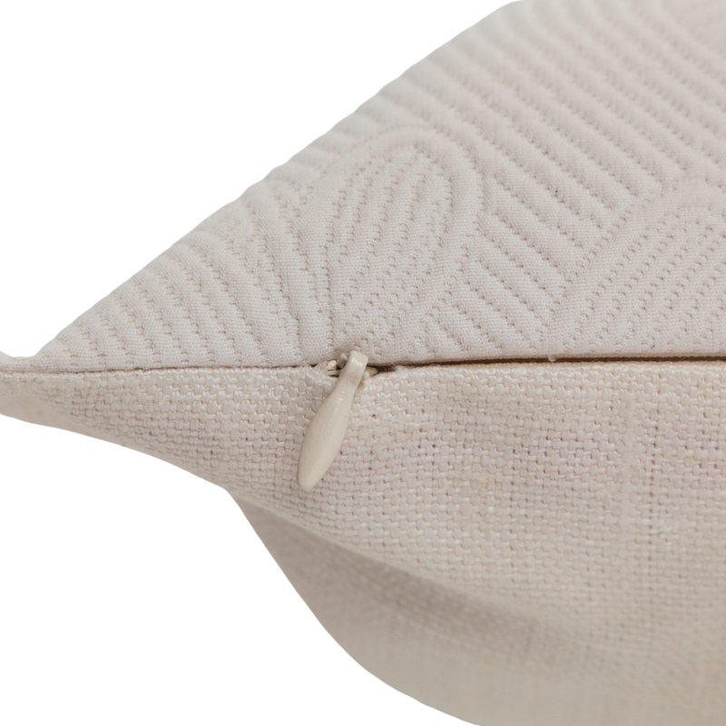 Quilted Matelasse Self-Flange Accent Pillow