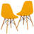 Dubuque Dining Side Chair with Metal Eiffel Base Design and Beech Wood Legs-111988735-128769423