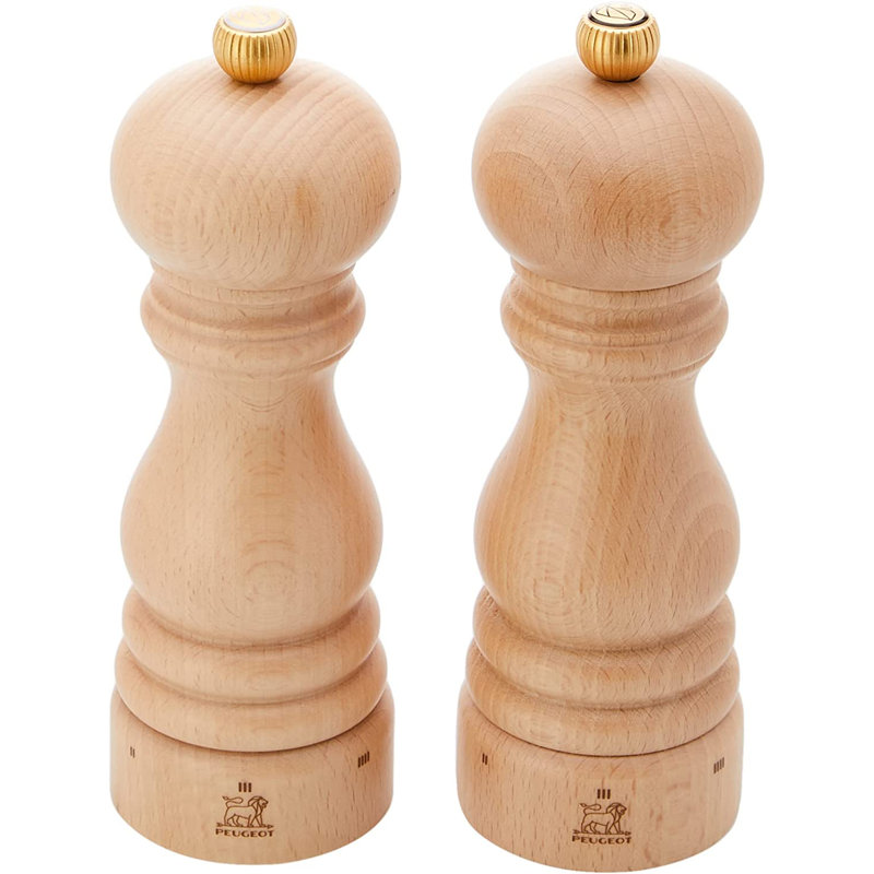 Wood Salt & Pepper Mill Set