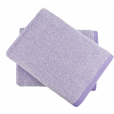 Lavender Luxe Diamond Jacquard Bath Sheets - 2 Pack