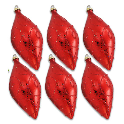 Ensemble d'ornement 6 pièces Teardrop