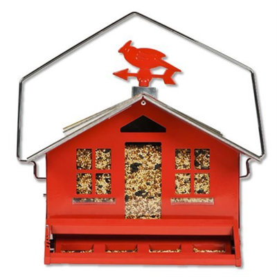 Czarnecki Metal Hopper Bird Feeder