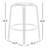 Eves 25.6" Counter Stool-310367991