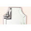 Miroir décoratif glamour peint - cadre biseauté argenté 19,64 po Profondeur x 35,39 po hauteur bureau et chambre à coucher H