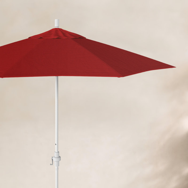Parasol de marché 108 po Calline, Rouge - oléfine