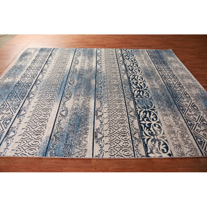Transitional Oriental Area Rug 8x10
