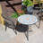 NOVA BISTRO 60cm Mosaic Table with San Remo Chair Garden Set