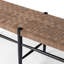 Wyatt Bench-Drifted Matte Black Water-based