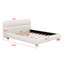 Contemporary Low Profile Upholstered Bed