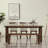 Brown Rectangular Solid Wood Dining Table-1922542316