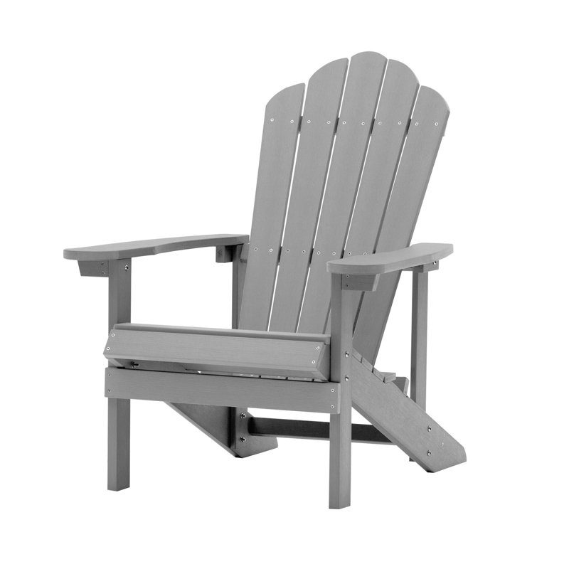 Chaise Adirondack Yonds Hips, Gris clair