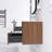 30'' Wall-Mounted Single Bathroom Vanity With Integrated Ceramic Top-1132048181