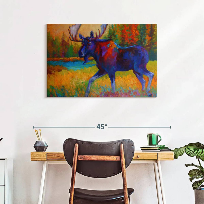Brampt Majestic Moose, 24" H x 36" W