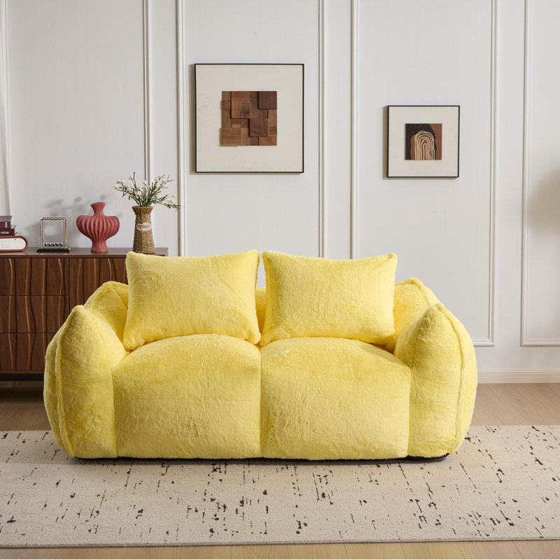 pouf, Jaune