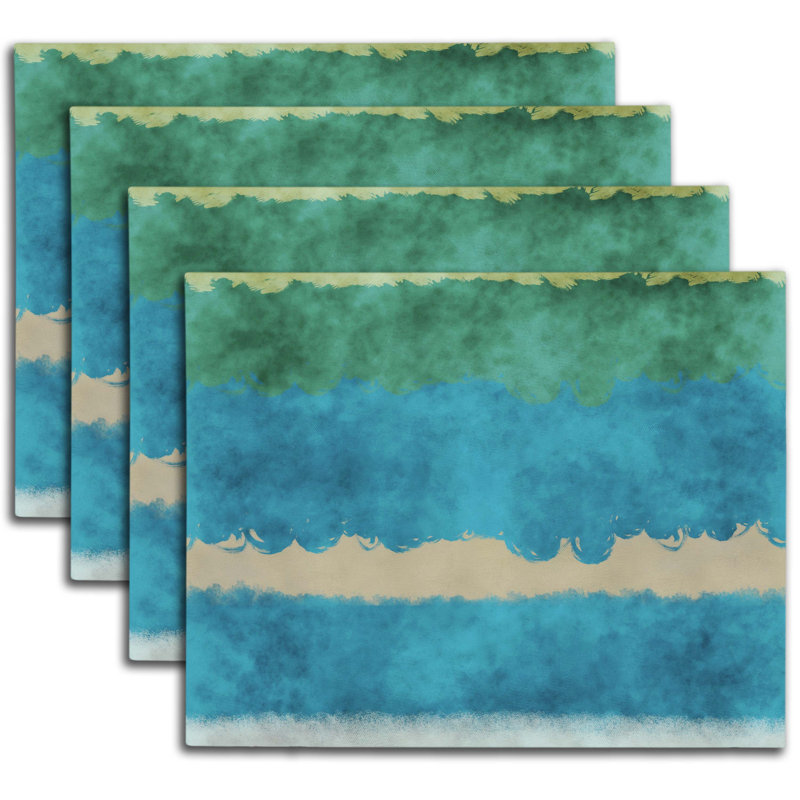Napperon abstrait en polyester