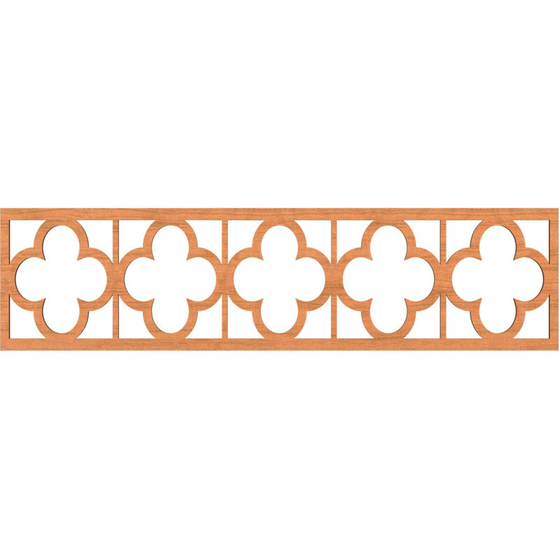 Moulure à panneau Woodall, Cerisier, H 12 po x l 47 po x P 0,25 po