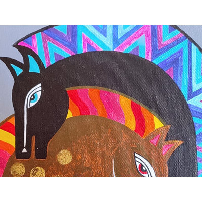 Couleur de l'amour | Acrylique sur toile | Par Datta Jadhav