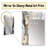 Grey Gold Delicate Abstract Brushstrokes II - Marble Mirror, Gray Decorative Wall Mirror, Printed Metal Art-204706531