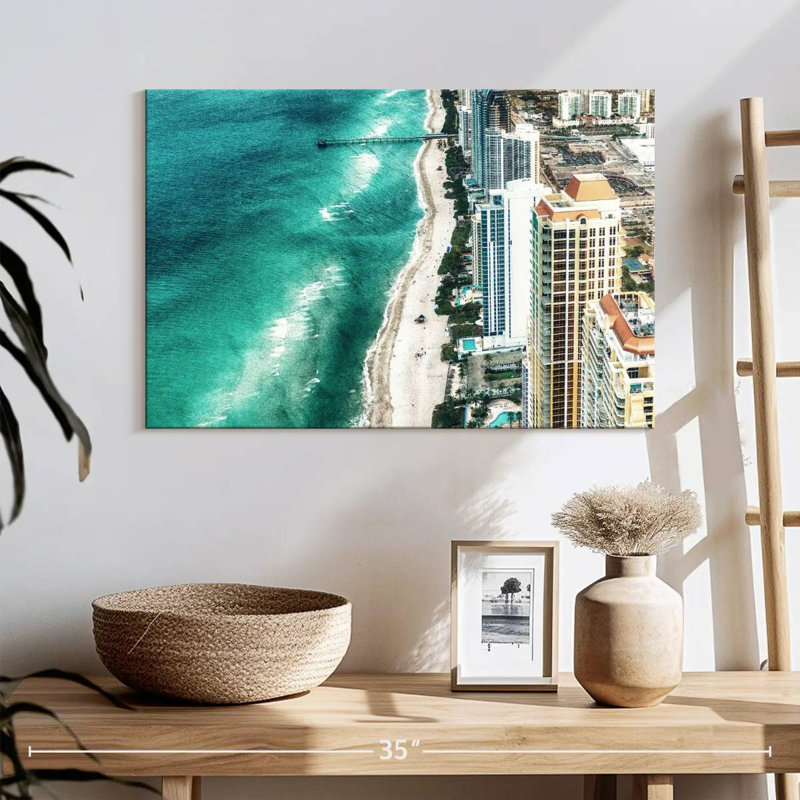 Nicci Miami Beach en été, H 16 po x l 24 po