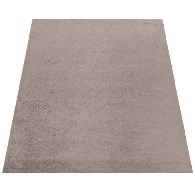 Aarit Uniform Colour Area Rug, Rectangular 240cm x 340cm, Brown