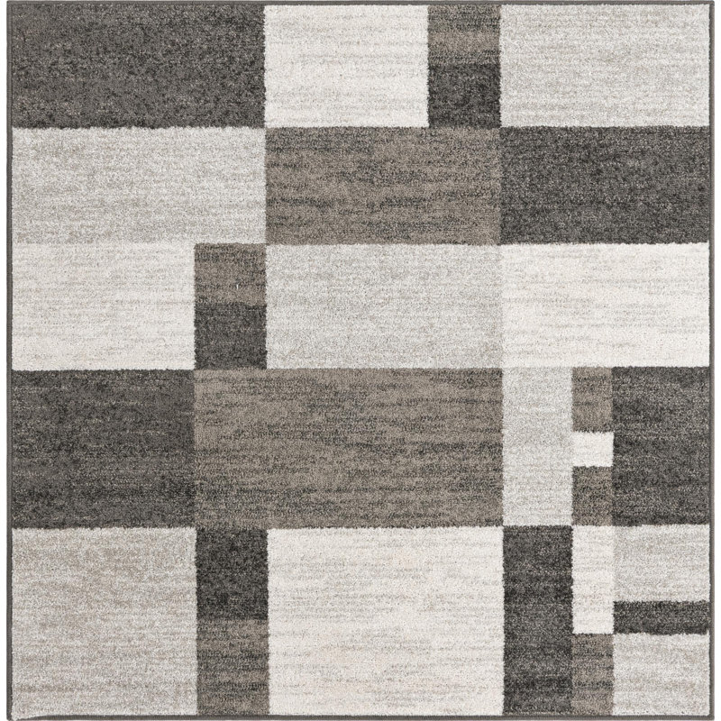 Harvest Geometric Indoor Rug, Square 5'3" x 5'3"