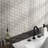 Ravina 11.02 in. x 11.41 in. Matte Porcelain Floor and Wall Hexagon Mosaic Tile (0.87 Sq. Ft. / Each)-63508017