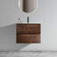 Meuble-lavabo mural en noyer de 24 po avec lavabo en céramique avec un trou de robinet, grand meuble-lavabo flottant de rangement pour salle de bain moderne, lavabo une pièce sans drain et robinet, pré-assemblé-1791604629