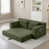 Velours côtelé vert sélectionné