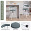 Chaise pivotante 2 pièces Helfer, structure en métal-1770284865
