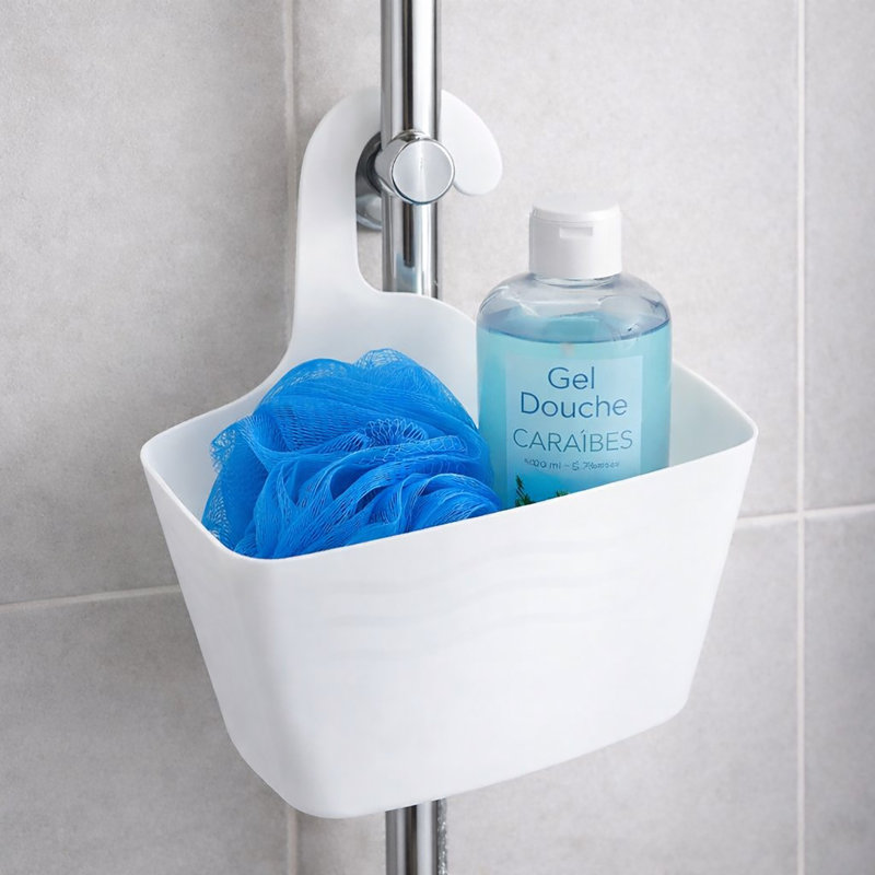 Shower Caddy Portable Shower Caddy, White