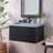 Winemaker 30" Floating Vanity in Charred Oak