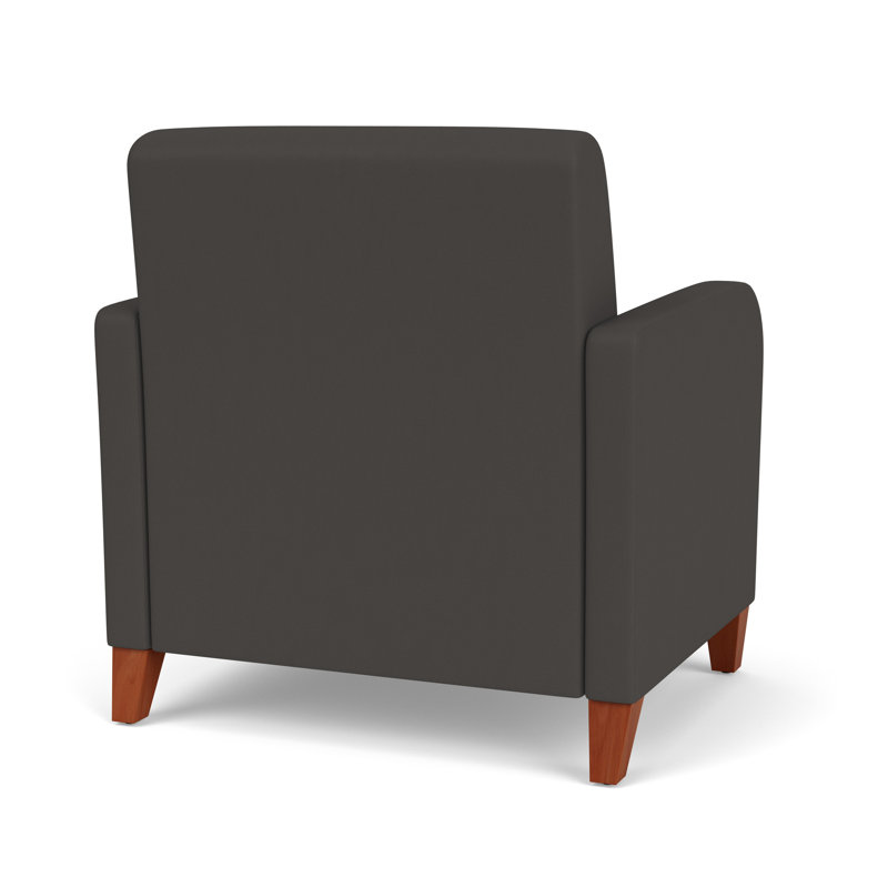 Fauteuil d'invité surdimensionné Siena, Cherry, Gris anthracite Patriot Plus