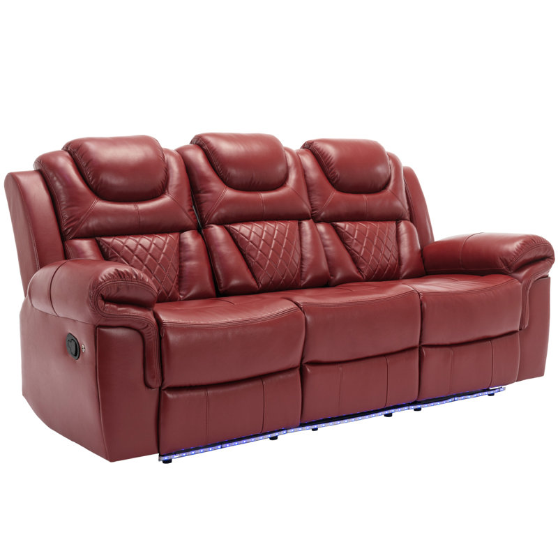 Home Theater Manual Recliner, Red