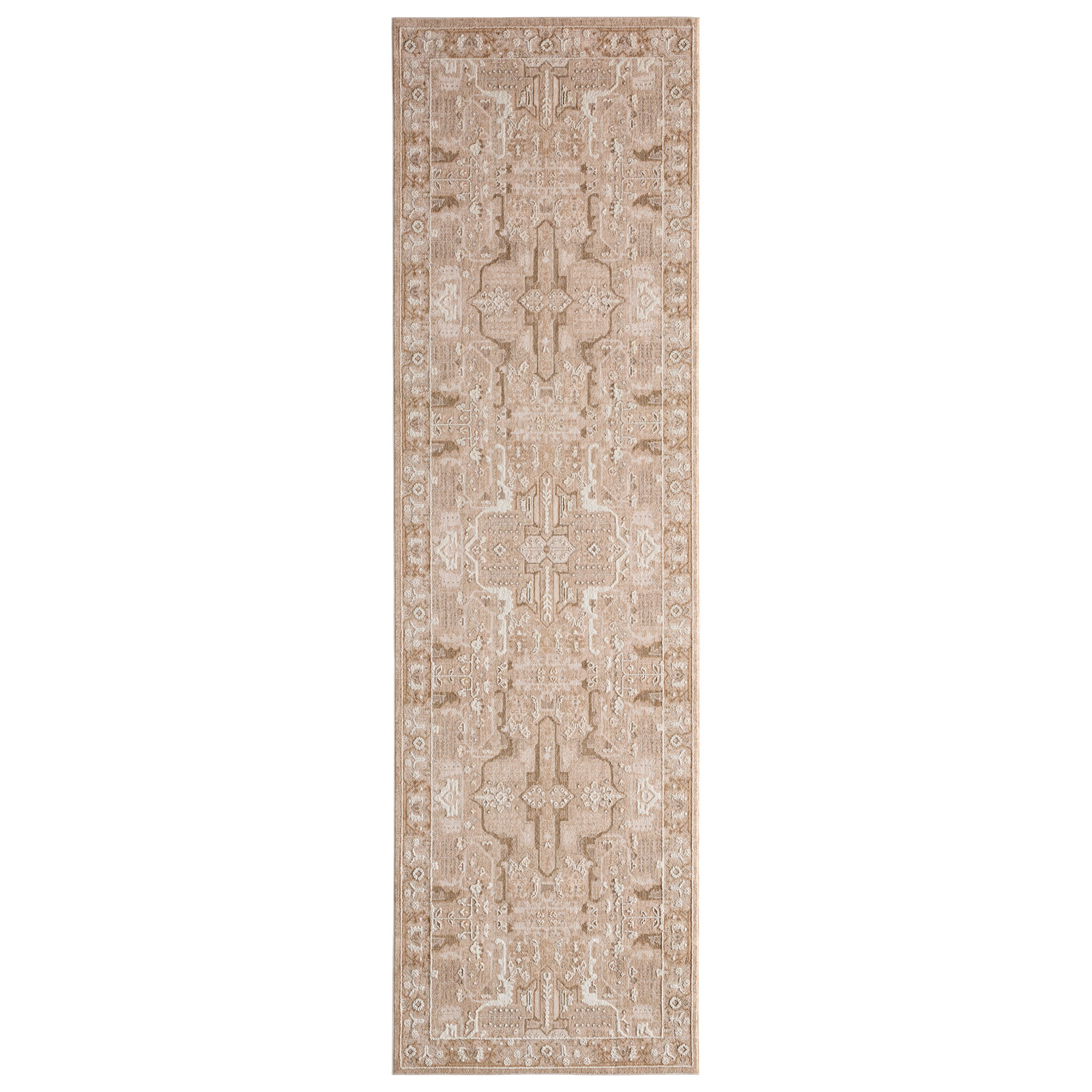Kerin Beige/Cream Rug, Runner 3' x 12'