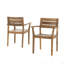 Ensemble de chaises de salle à manger STAMFORD, ensemble de 2 chaises de patio en bois d'acacia-447352951