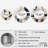Vojin Metal Round Mirror