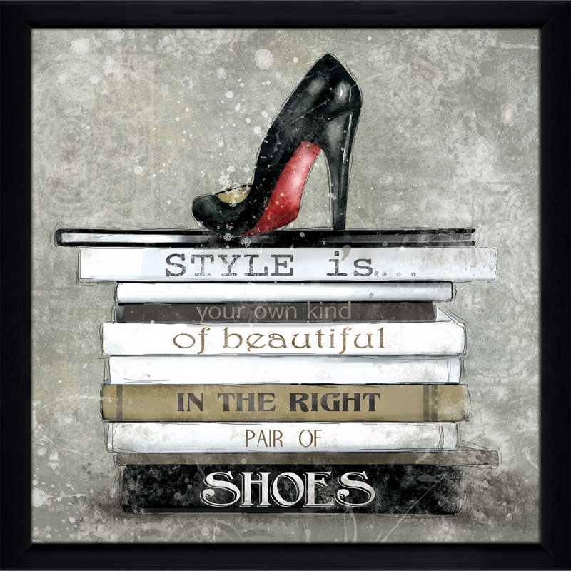Style Is par Carol Robinson - reproduction de cadre photo, H 27,5 po x l 27,5 po x P 0,75 po