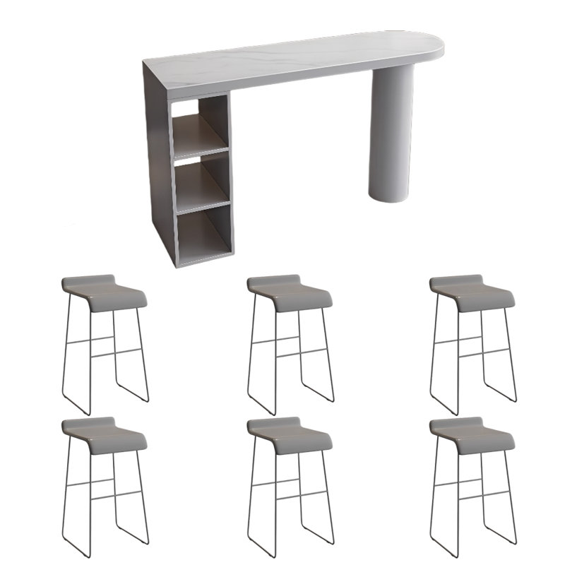 Cottrill, Gris, H 41,3 po x L 70,8 po x l 15,7 po, Gris