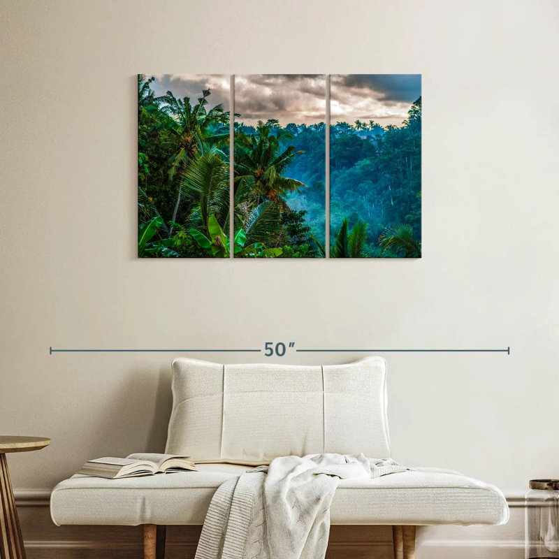 Alvord Ubud Tropical Palm Forest, 24" H x 38" W