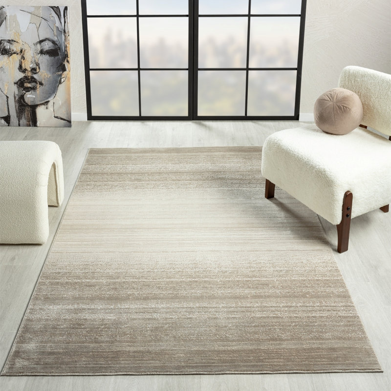 Tapis taupe Mcnett, Rectangle 9 pi 9 po x 13 pi 9 po